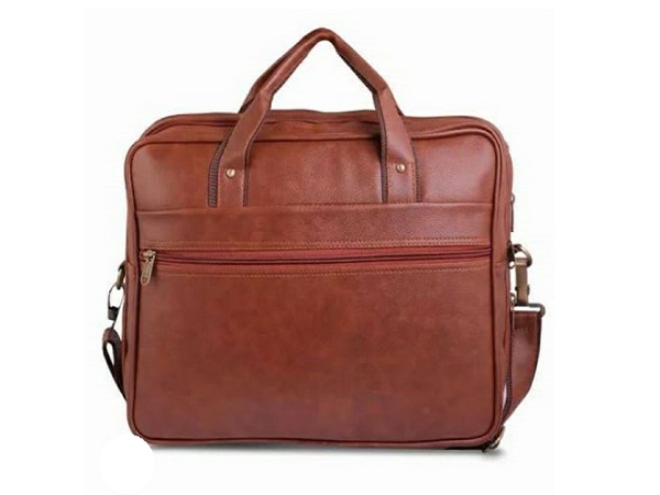 Service Provider of 17 Inch PU Leather Office Laptop Bag in New Delhi, Delhi, India