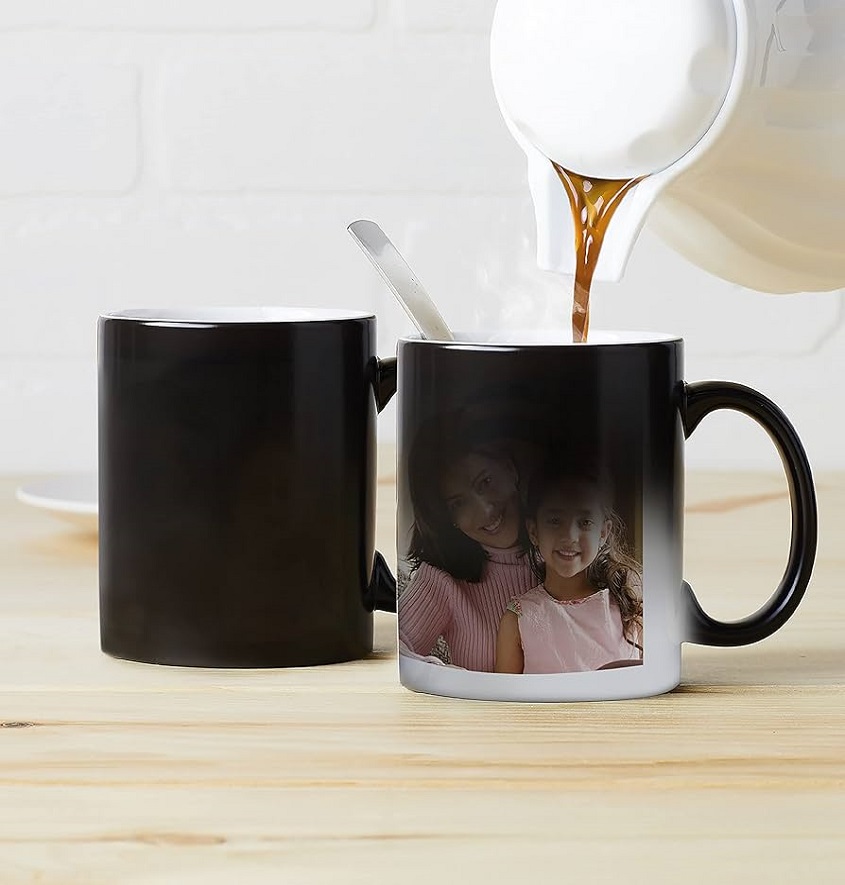 Service Provider of Black Customized Photo Printed Magic Mug Cup in New Delhi, Delhi, India