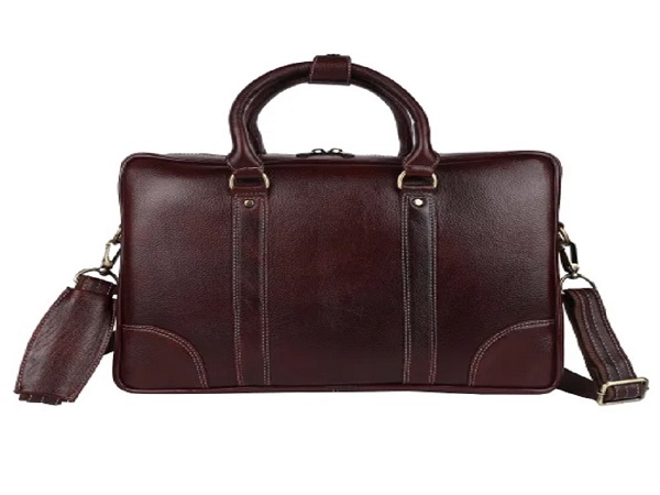 Service Provider of Brown Plain Leather Laptop Bag in New Delhi, Delhi, India