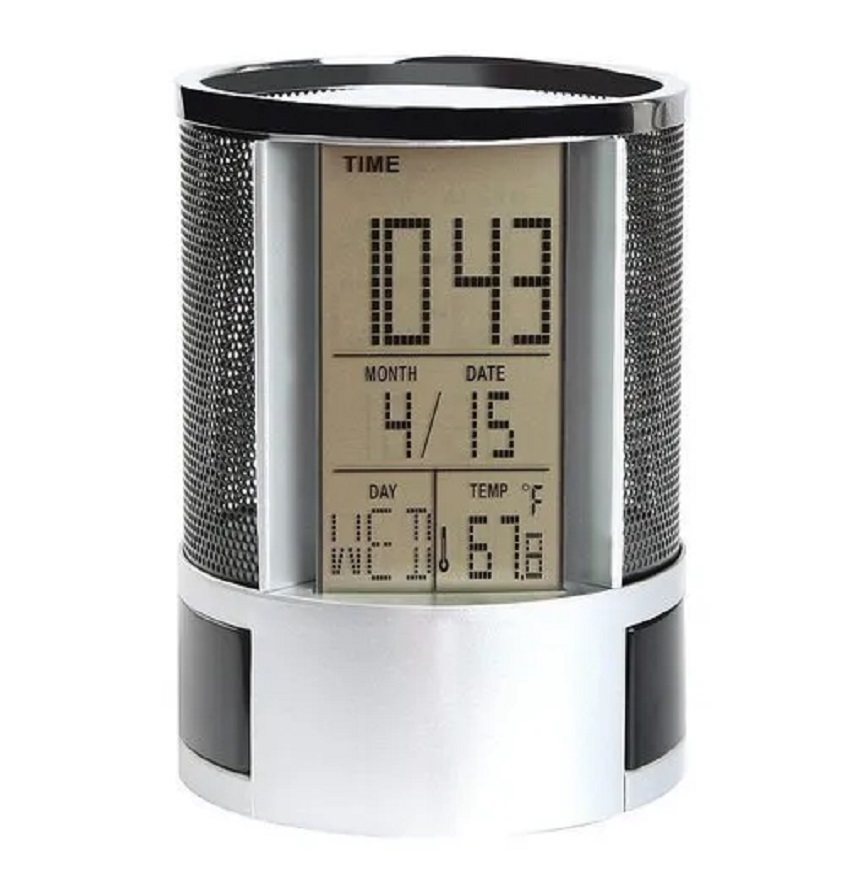 Service Provider of Desktop With Coin Box Led Clock Pen Stand in New Delhi, Delhi, India