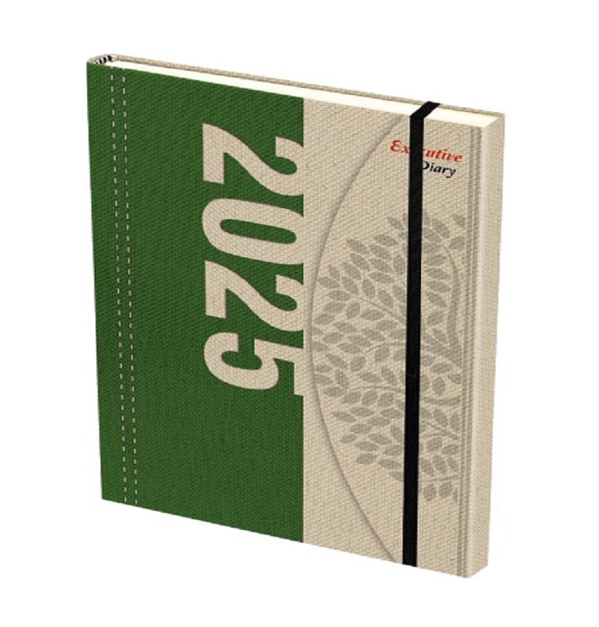 Service Provider of Majestic Hard Bound 3 Fold Diaries Green 2025 in New Delhi, Delhi, India