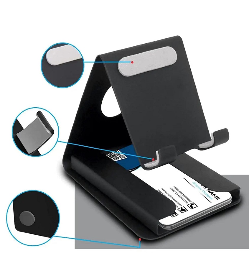 Service Provider of Metal Mobile Stand Equipped With Card Holder in New Delhi, Delhi, India