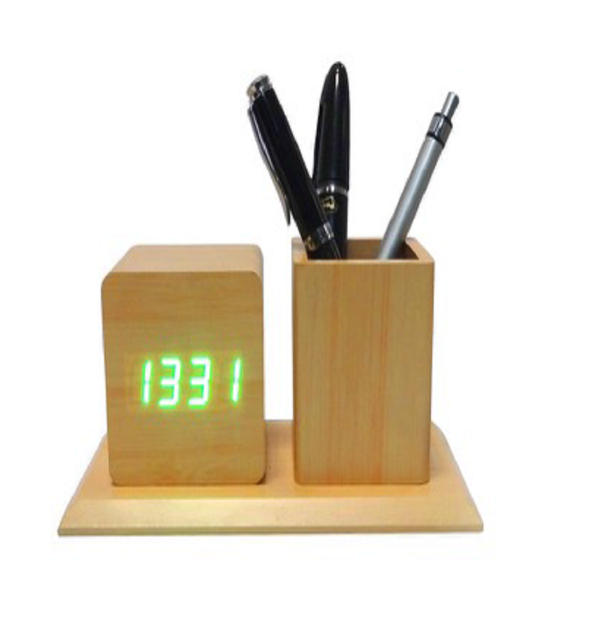 Service Provider of Wooden Clock With Pen Stand in New Delhi, Delhi, India