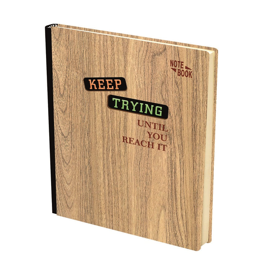 Service Provider of Wooden Laser Art Emerging Keep Trying Notebook in New Delhi, Delhi, India